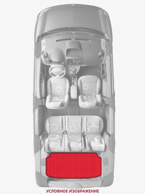 ЭВА коврики «Queen Lux» багажник для Opel Campo